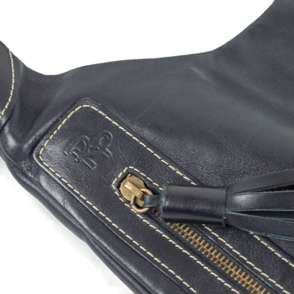 ROBERT  PIETRI Spain Side Zipper Leather Shoulder Hobo Bag - Picture 6 of 12